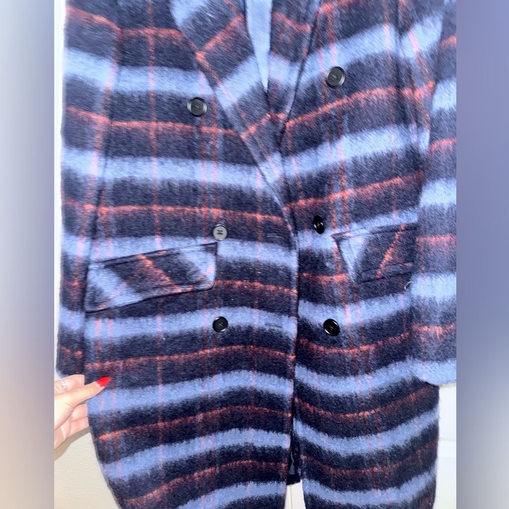 BCBGeneration Multicolor Plaid Double-Breasted Bl… - image 10